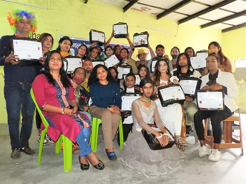 HLFPPT convocates 30 transgender candidates enrolled under beauty therapist training in association with NBCFDC